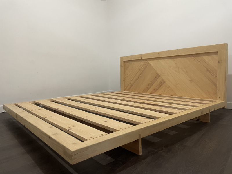 A bed inspired by Japanese simplicity.